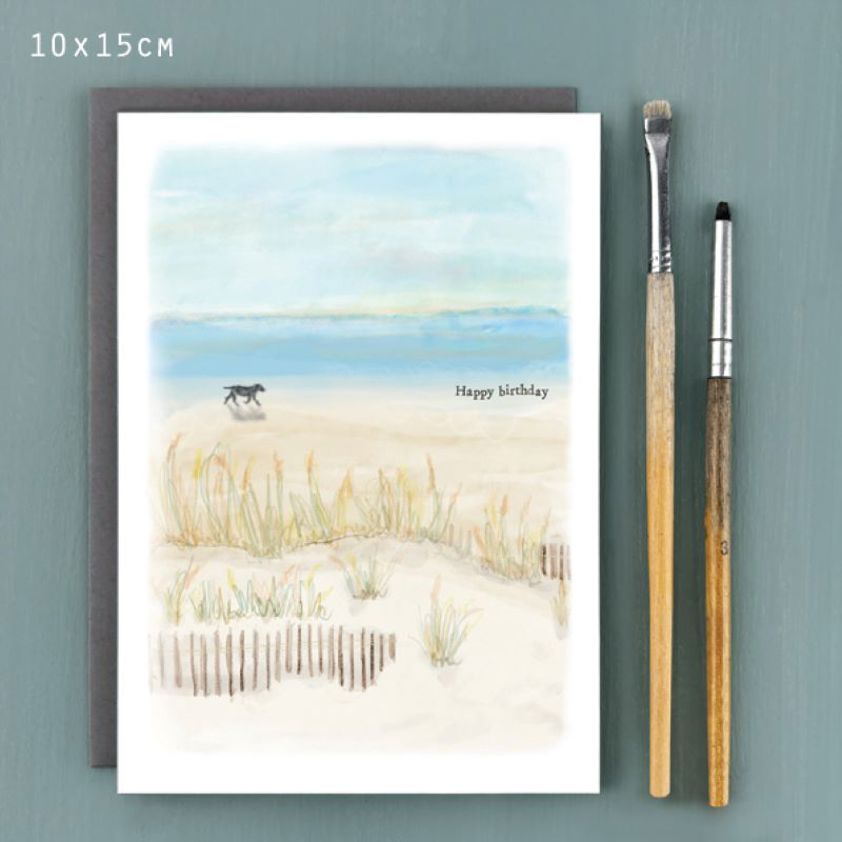 Seascape card-Happy birthday