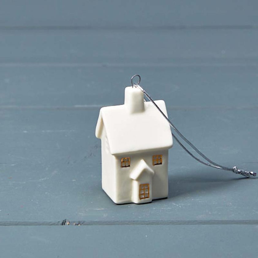 Hanging Ceramic House (5.5cm)