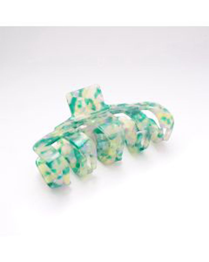 Hair Claw Clip Green