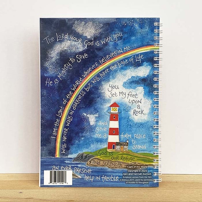 Light of the World A5 Spiral Bound Notebook Light of the World