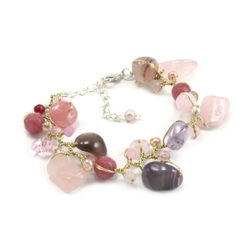Pink Lithos Bracelet