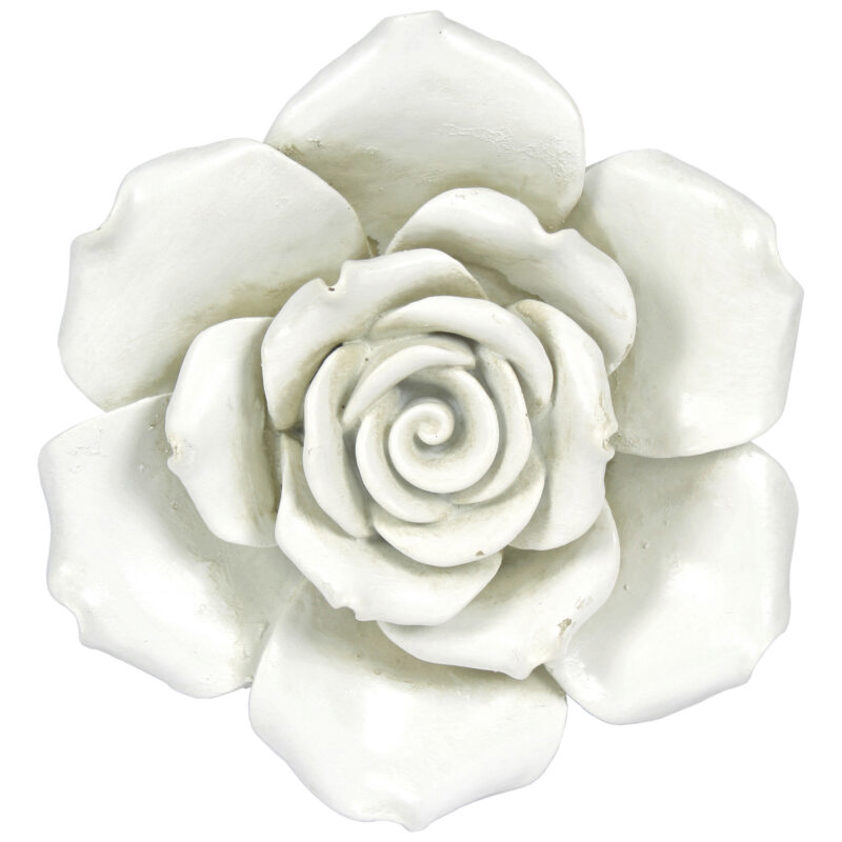 Wall Rose Small White