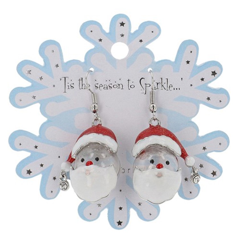 Christmas Novelty Earrings Santa