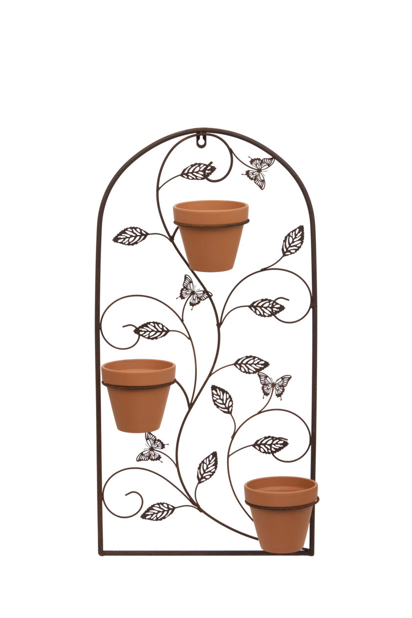 Butterfly Pot Holder including pots