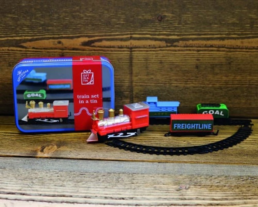Train Set in a Tin