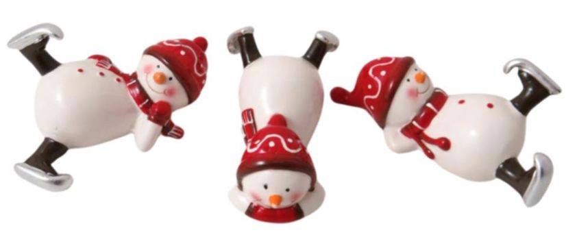 Fun Skating Snowman 11cm