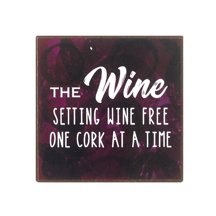 Setting Wine Free Magnet