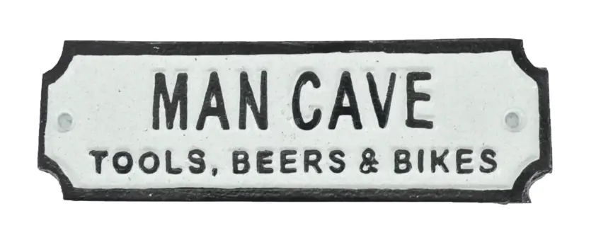 Man cave tools sign