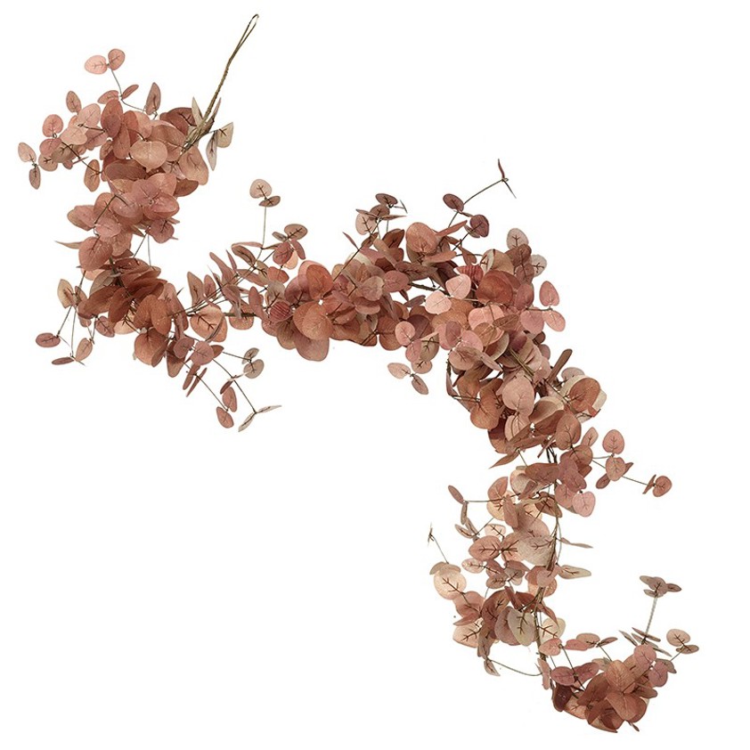 Pink Foliage Garland