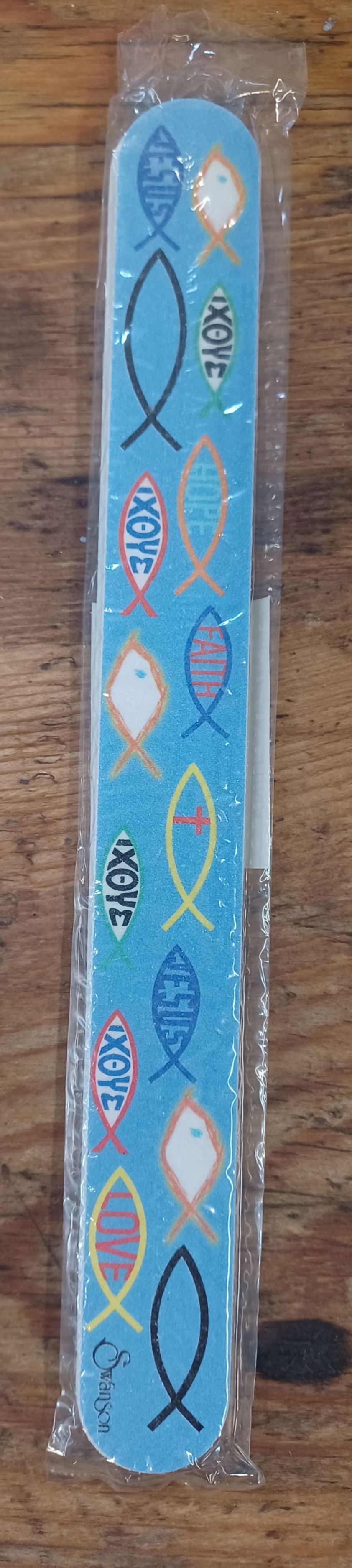 Fish Ichthys Faith Nail File