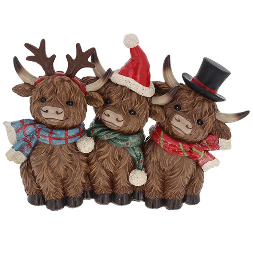 Merry Christmas Coos Trio Small