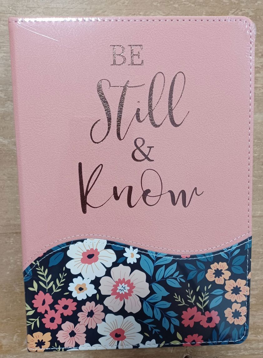 Journal Leather Lux - Be still and know - A5