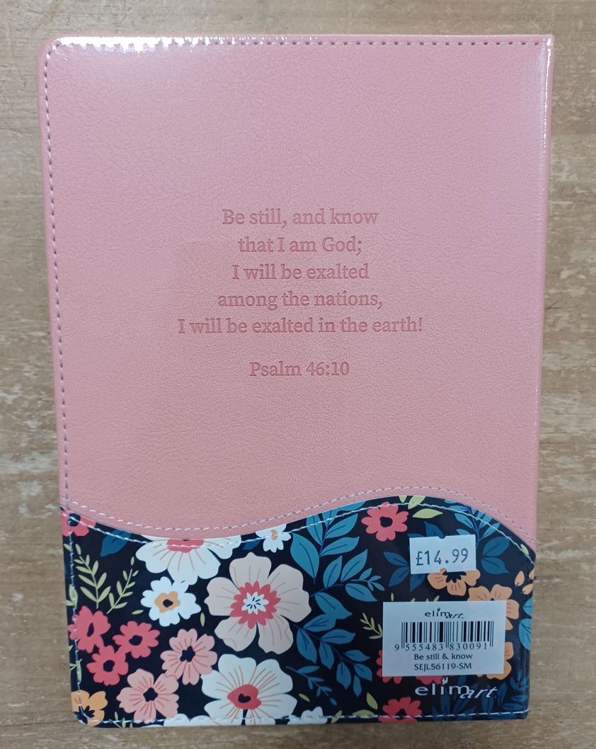 Journal Leather Lux - Be still and know - A5