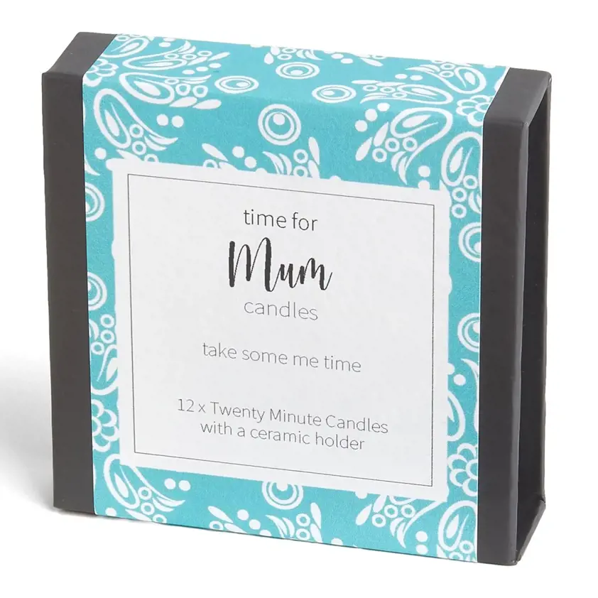 20 minute candles - time for Mum candles (wrap)