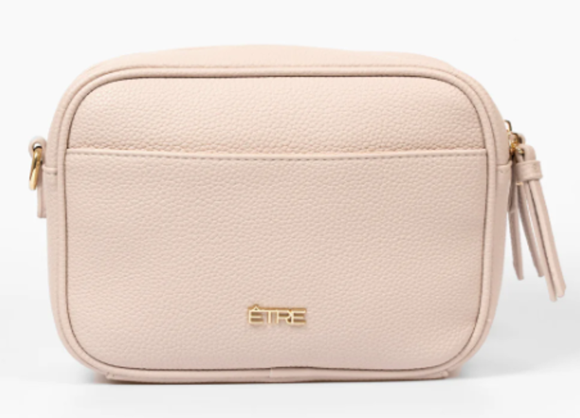 Willa Crossbody Bag - Nude, Faux Leather