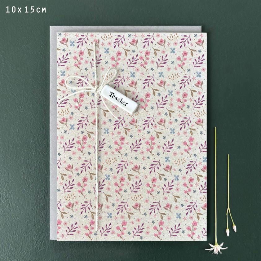 Porcelain tag card-Teacher