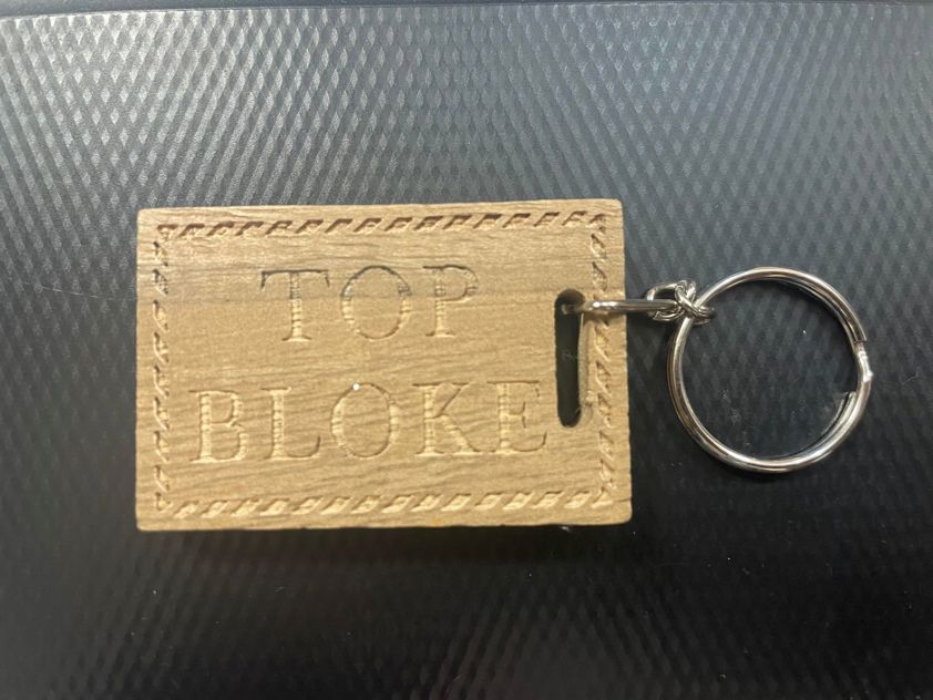 Top Bloke Men's Keyring