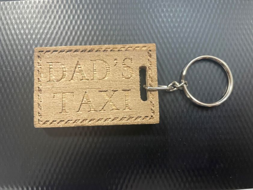 On Yer Bike Men's Keyring