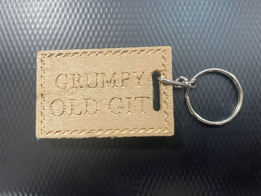On Yer Bike Men's Keyring