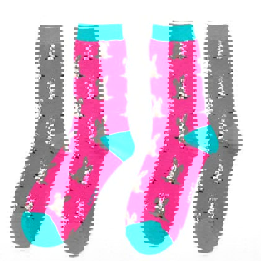 Peek a Boo Bunnies Hot Pink