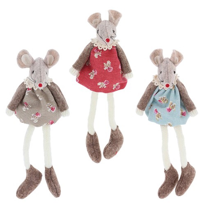 Pretty Chintz Mice Dangly Legs