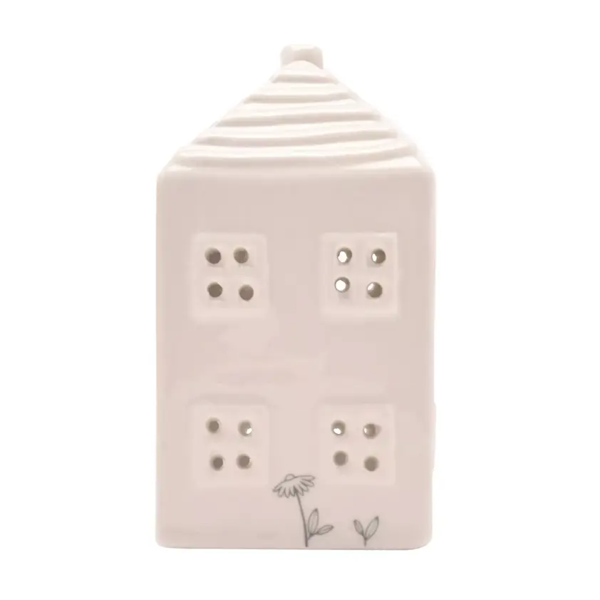 Moments Ceramic House Tea Light Holder - Friends