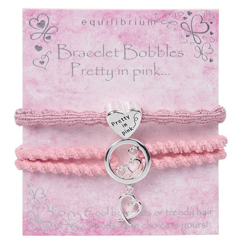 Set of 2 Bracelet Bobbles Hearts