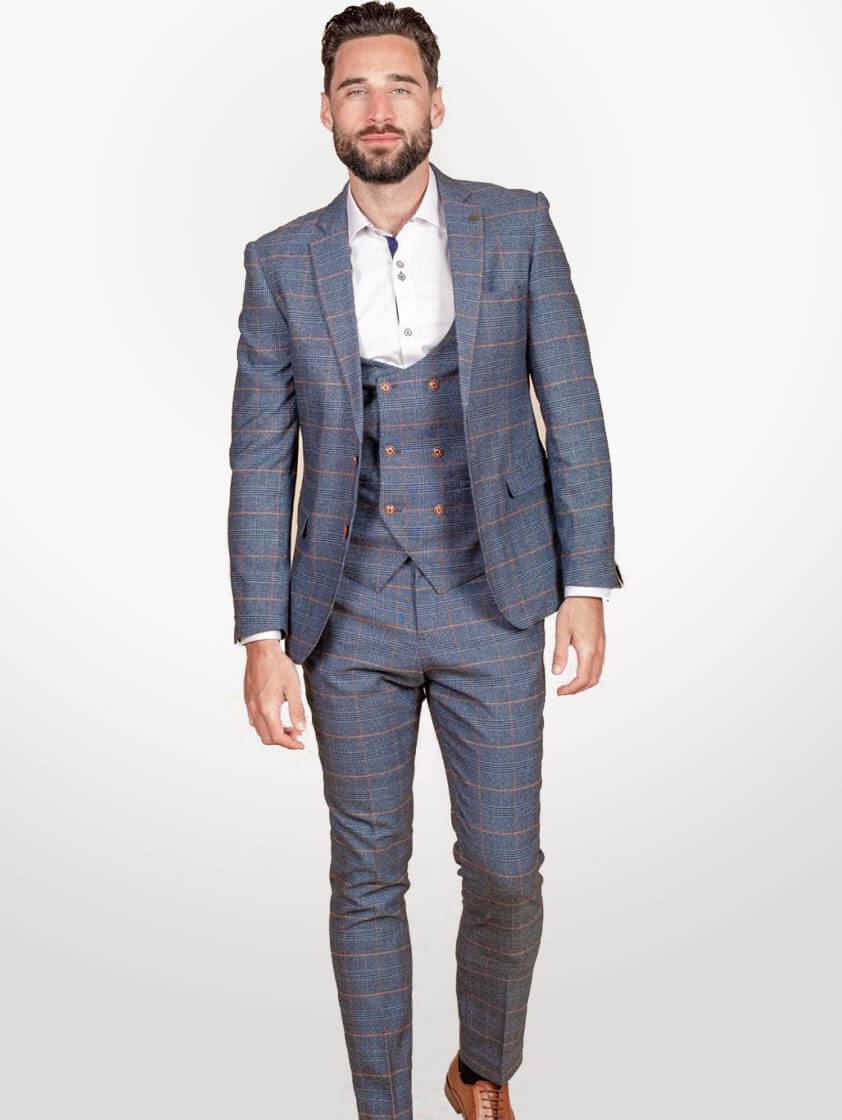Sky Jenson Check Style Suit