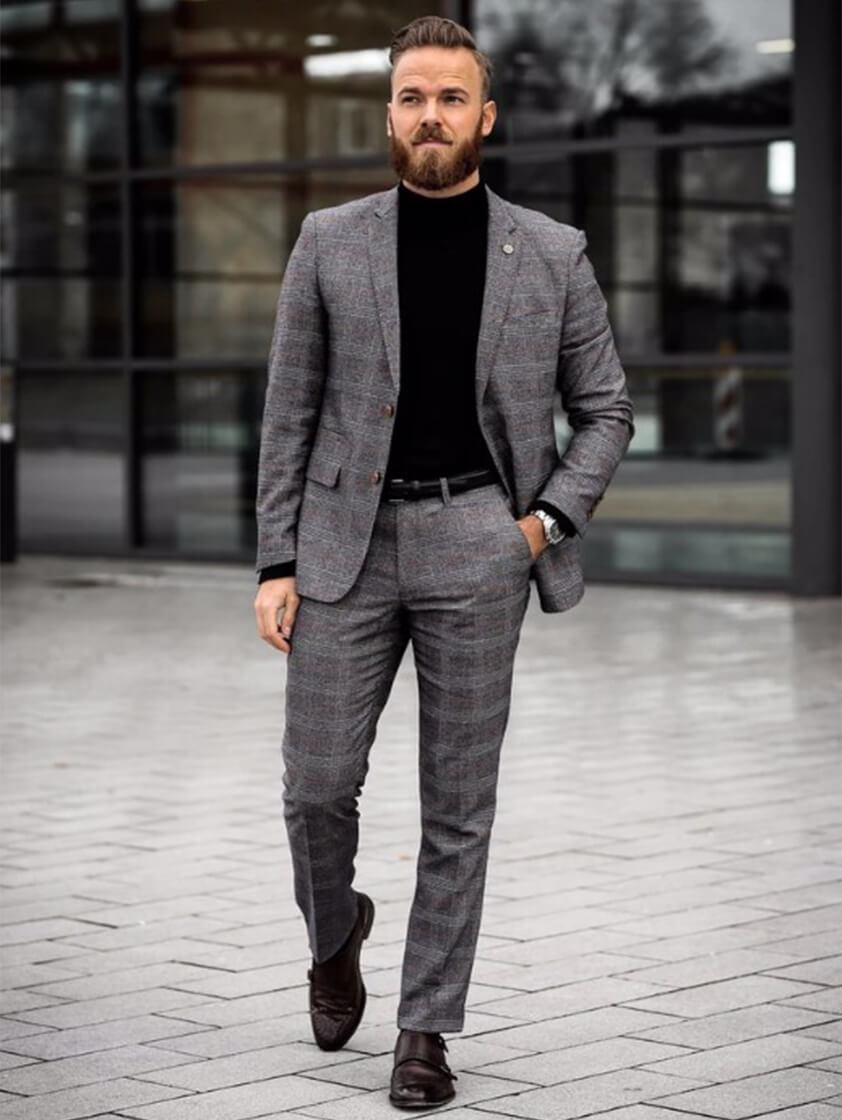 Grey Jenson Check Jacket