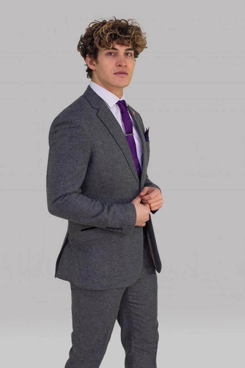 Martez Tweed Three Piece Suit