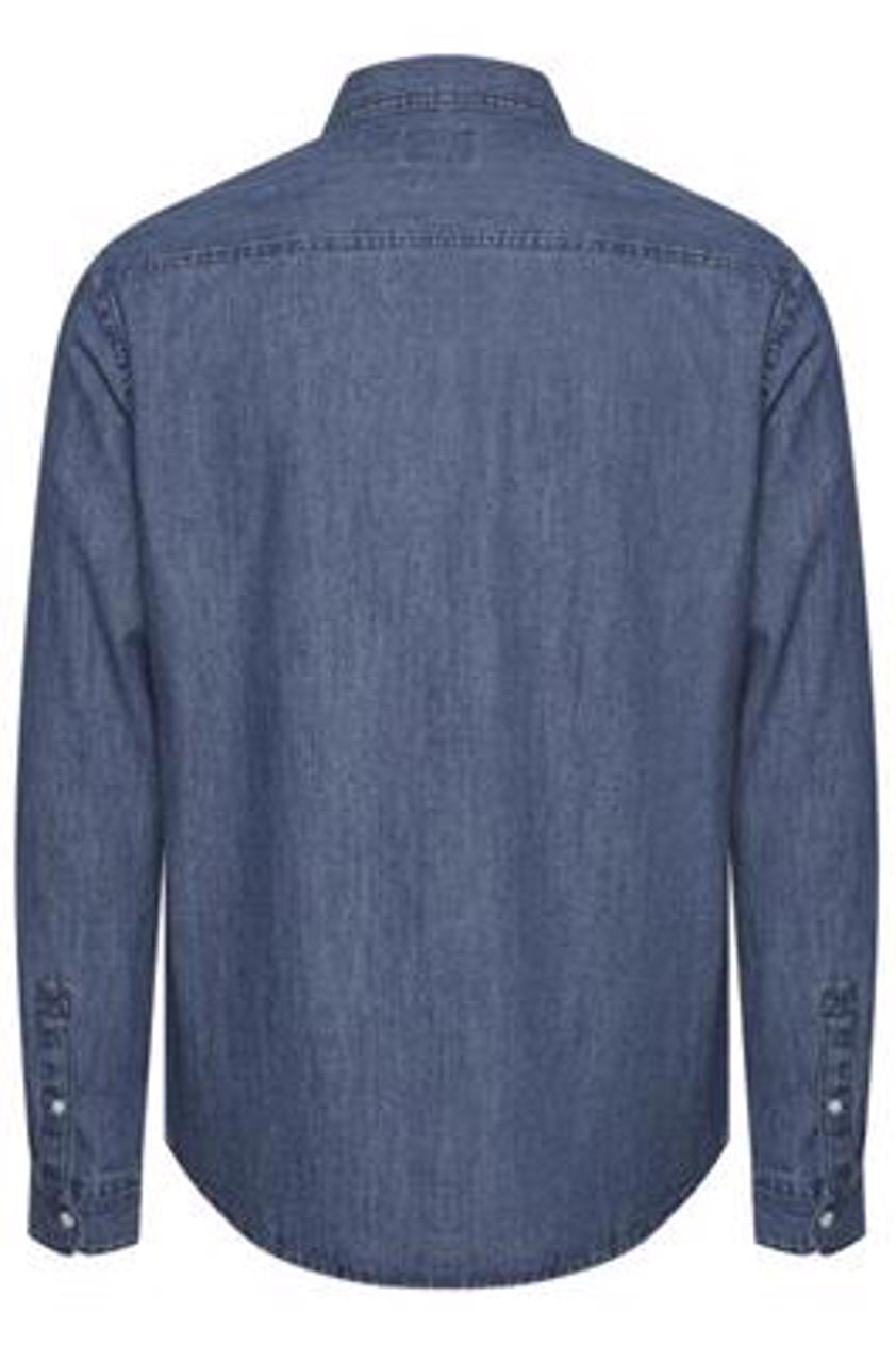Denim Middle Blu Denim Shirt Regular Fit - SAVE 15%