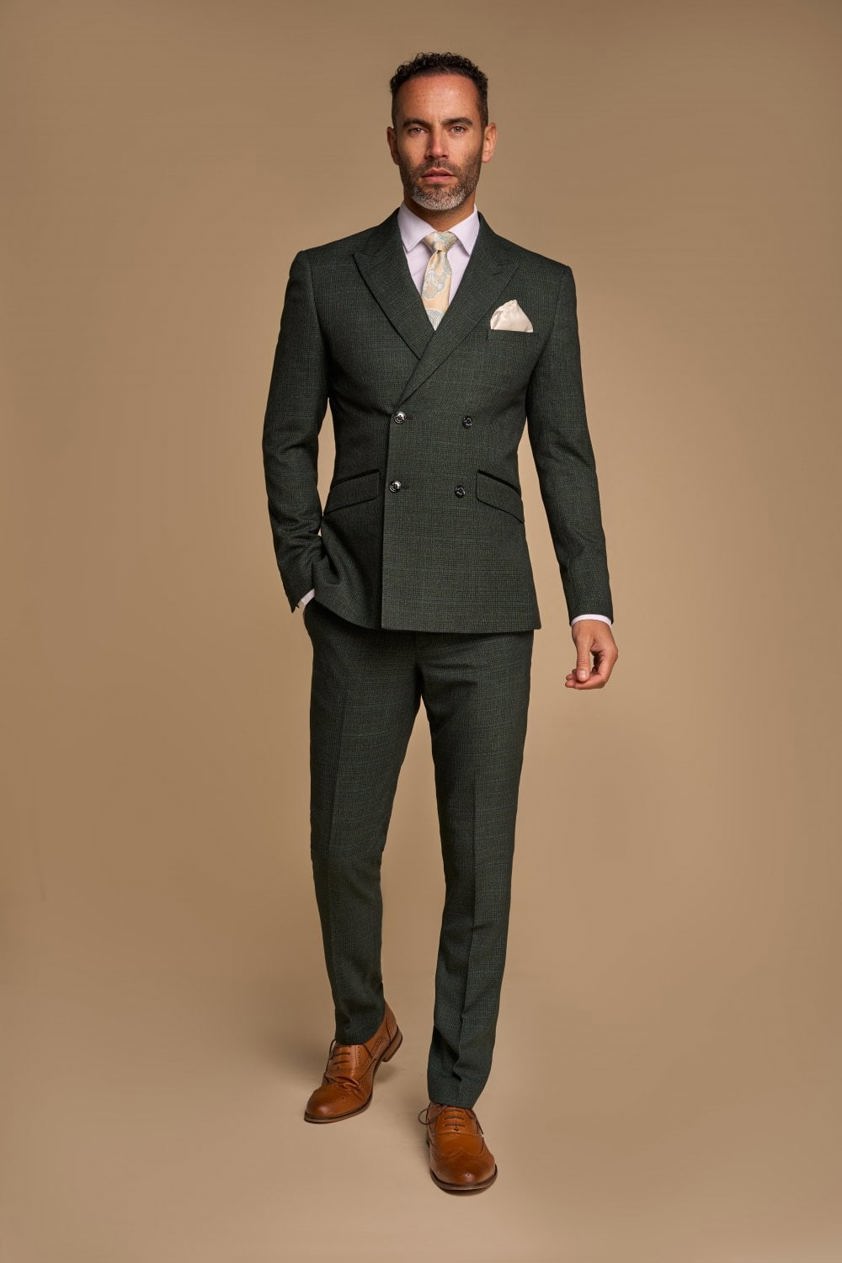 Olive Caridi 2 Piece Double Breasted Suit