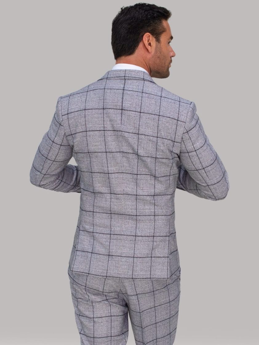 Grey Ghost Grey Tweed Check Jacket