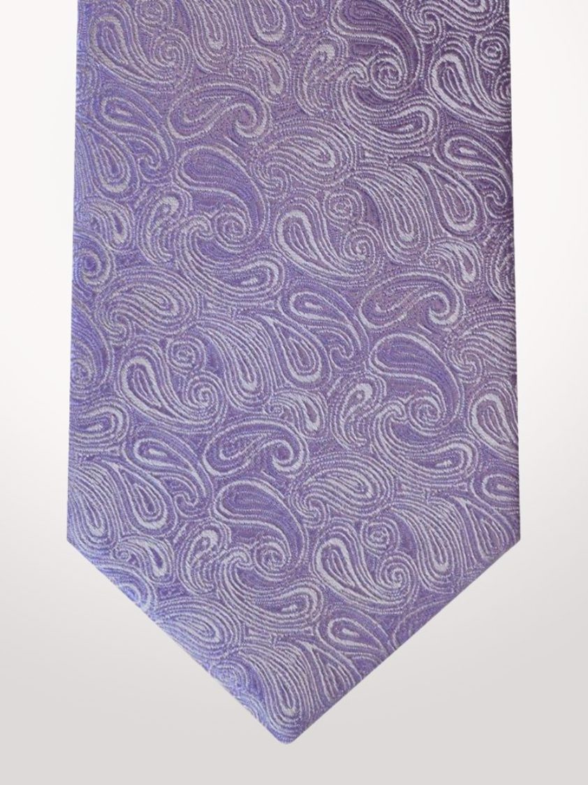 Champagne Poly Tie Paisley & Hank Set