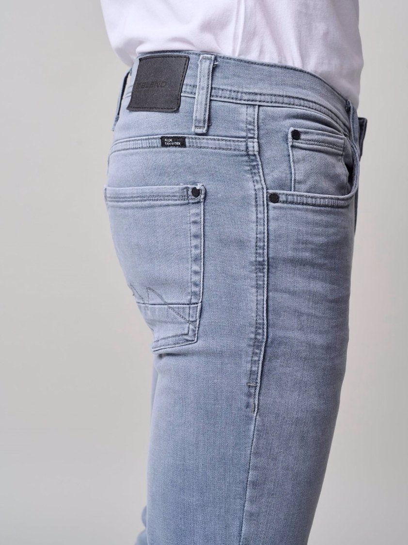 Denim Grey Jet Slim Fit Multiflex Jeans