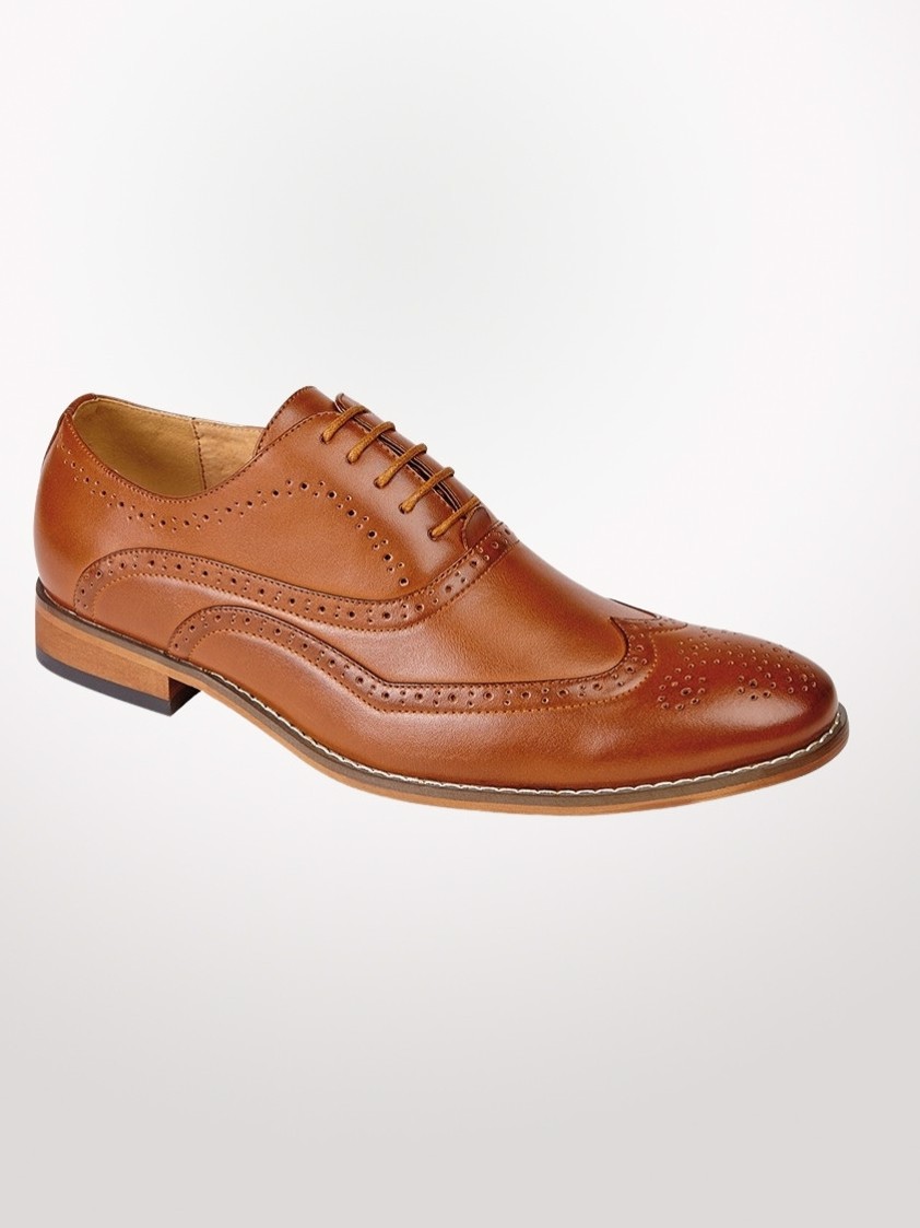 Tan Brogue Shoes