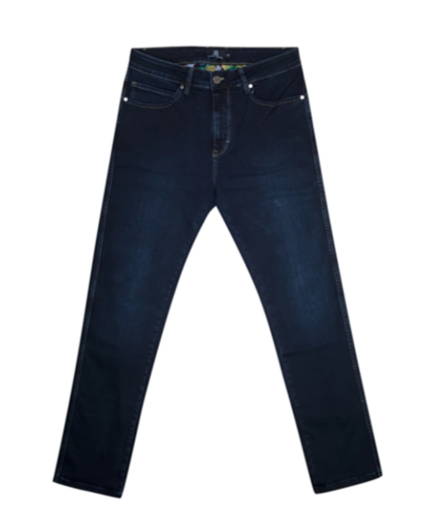 Indigo Sandblast Slim Fit Super Stretch Jeans