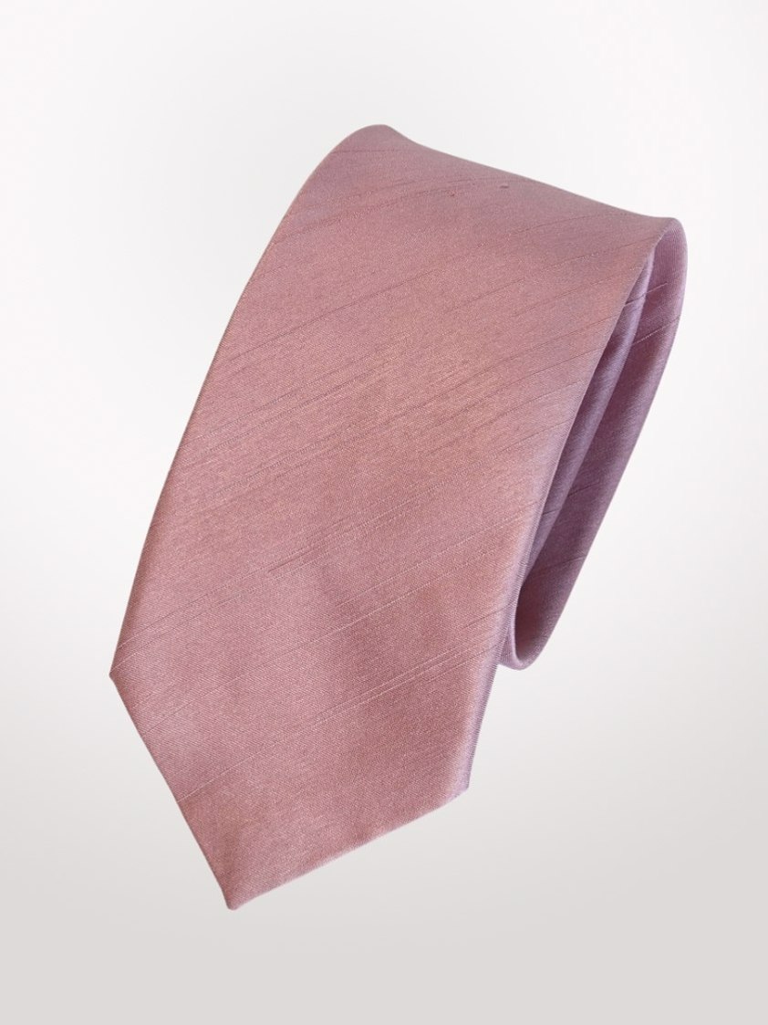 Lilac Dupion Tie and Hank Set Adults