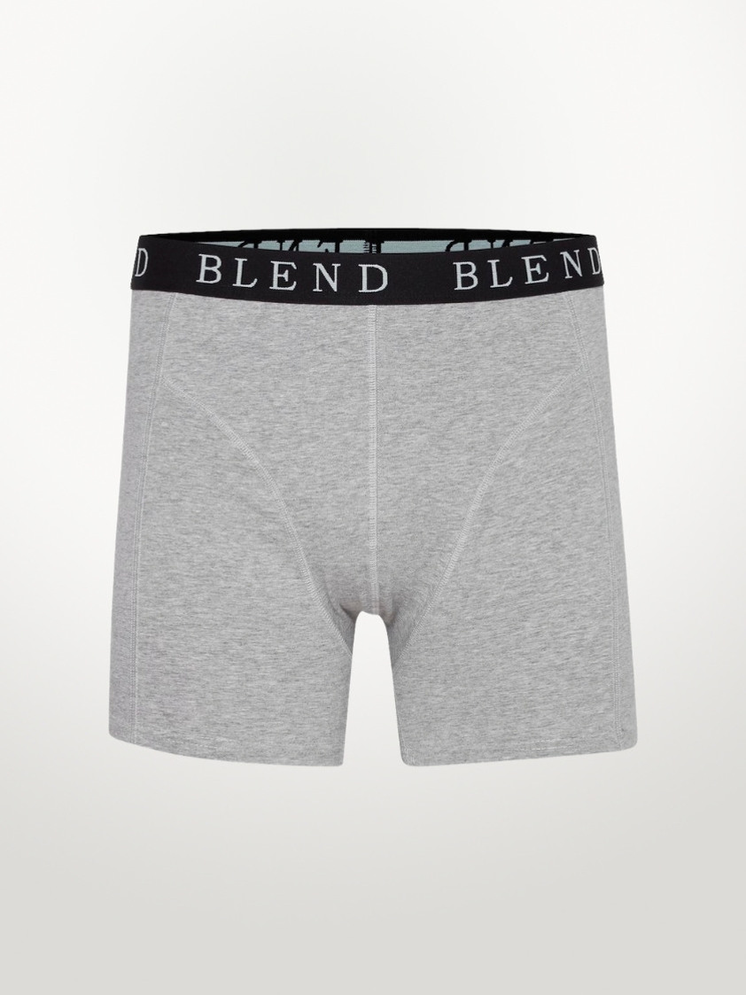 Black/Grey Blend Trunk Style Boxers - 2 Pack