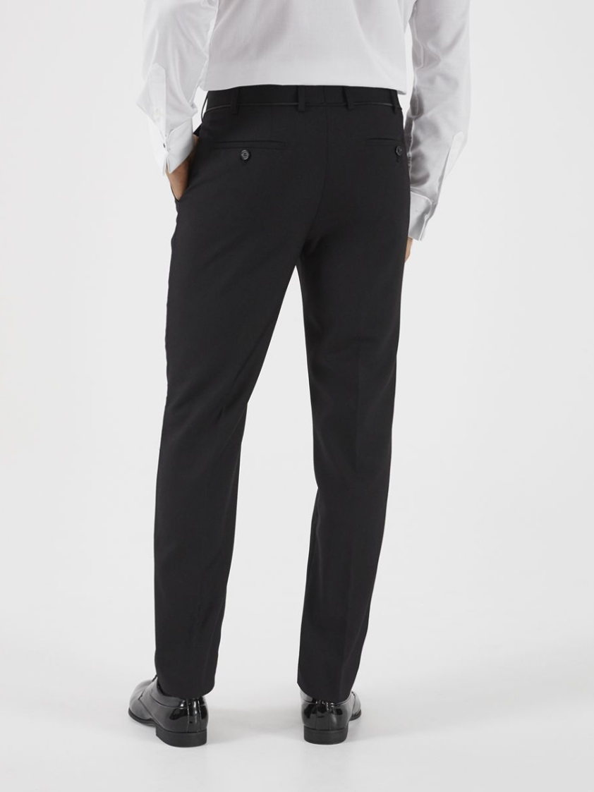 Black Sinatra Slim Fit Dinner Suit with Double Breasted Jacket