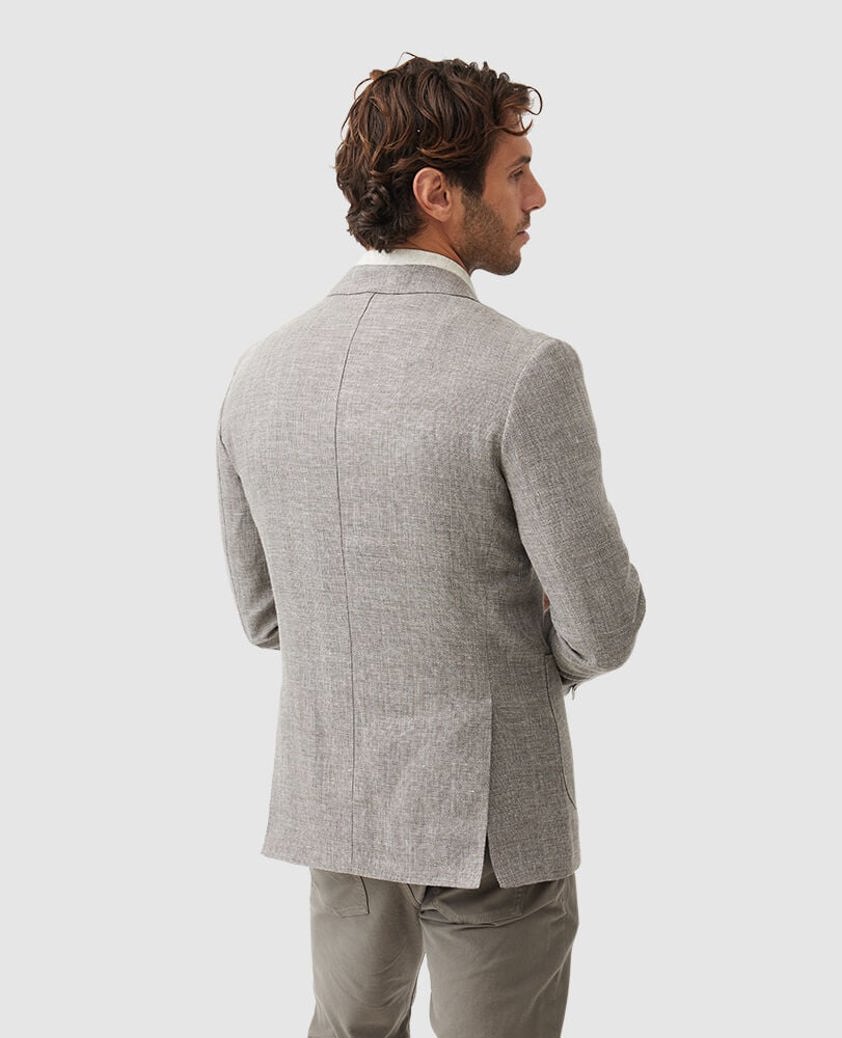 Mink The Cascades Linen Wool Blend Sports Fit Jacket