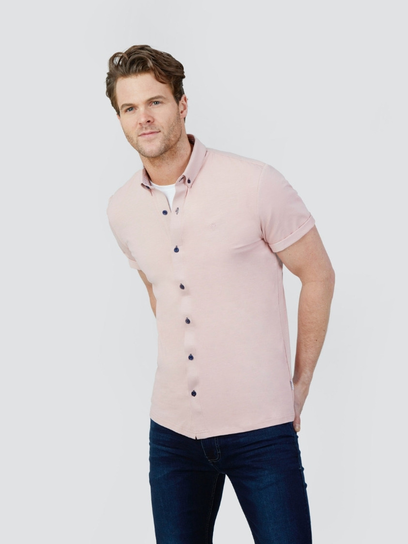 Pink Beck Short Sleeve Jersey Shirt