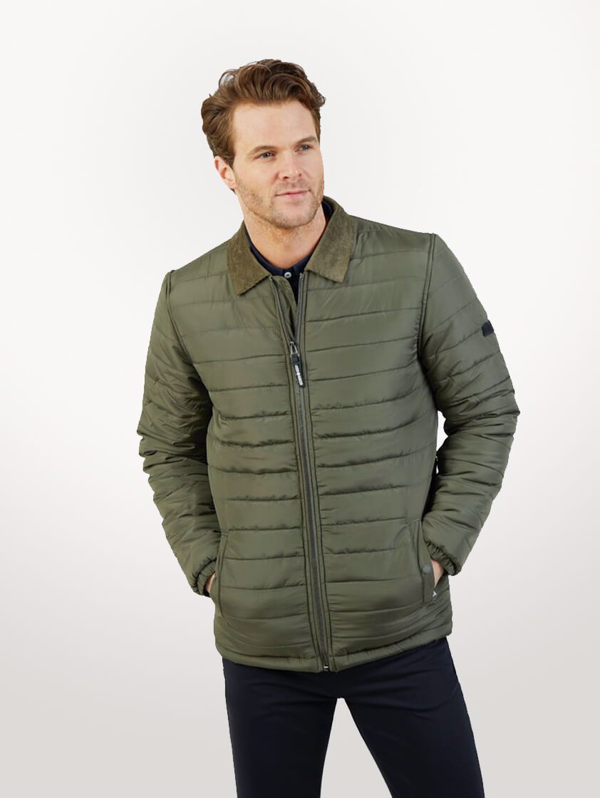 Olive Roman Quilted Jacket