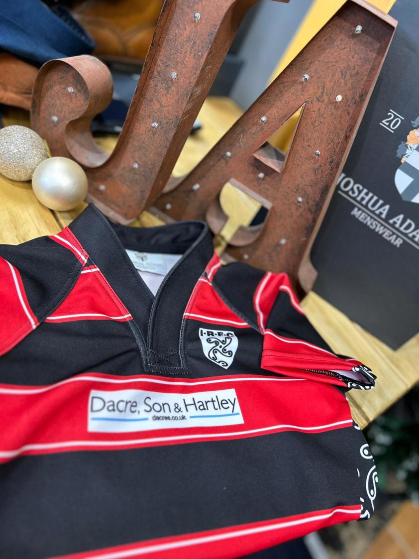 Black/Black Ilkley Rugby Match Jersey - Boys & Youth