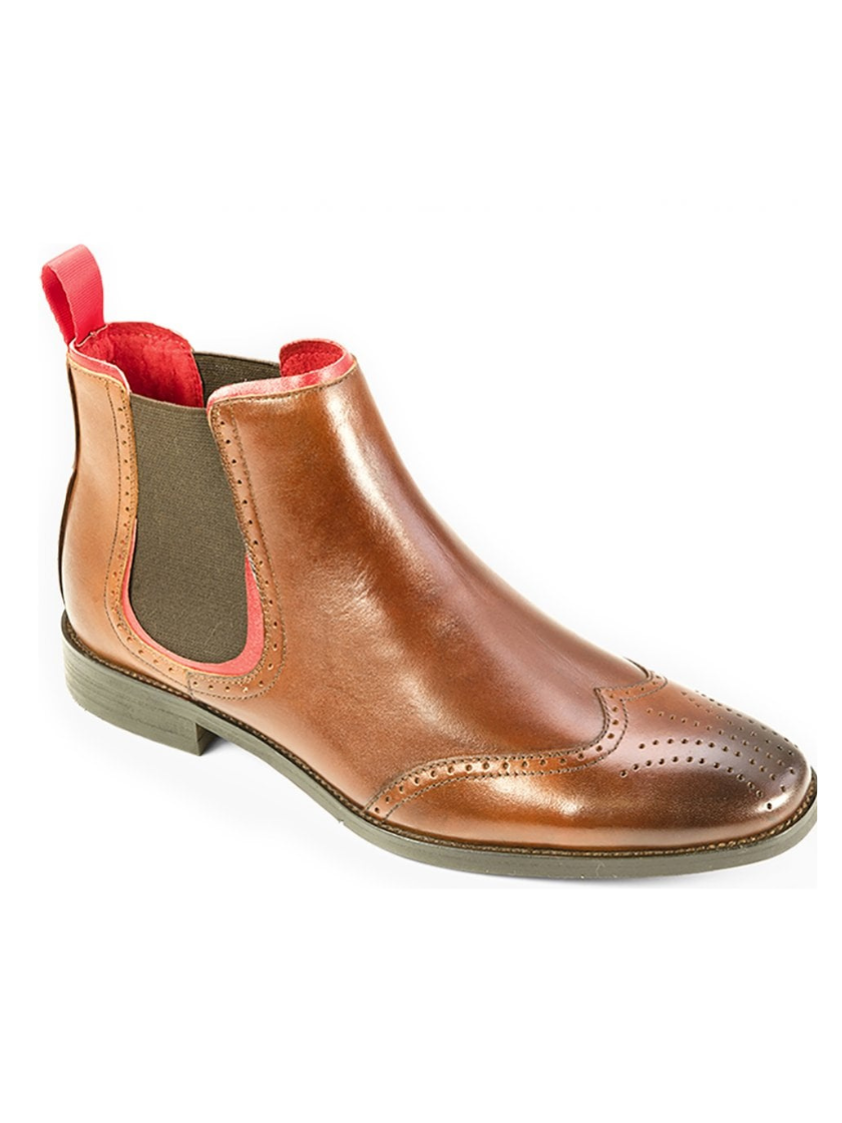 Tan/Red Caesar Boot