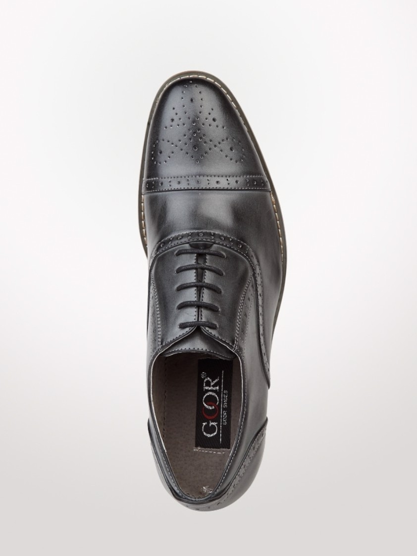 Black Oxford Brogue Shoes
