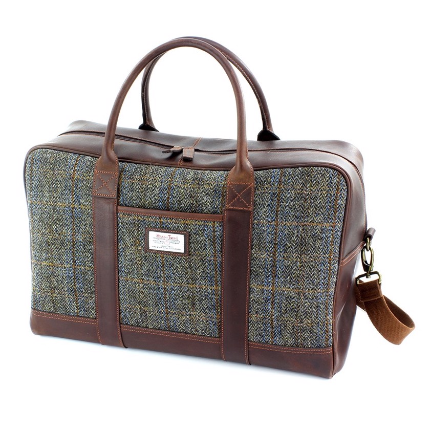 harris tweed holdall bag