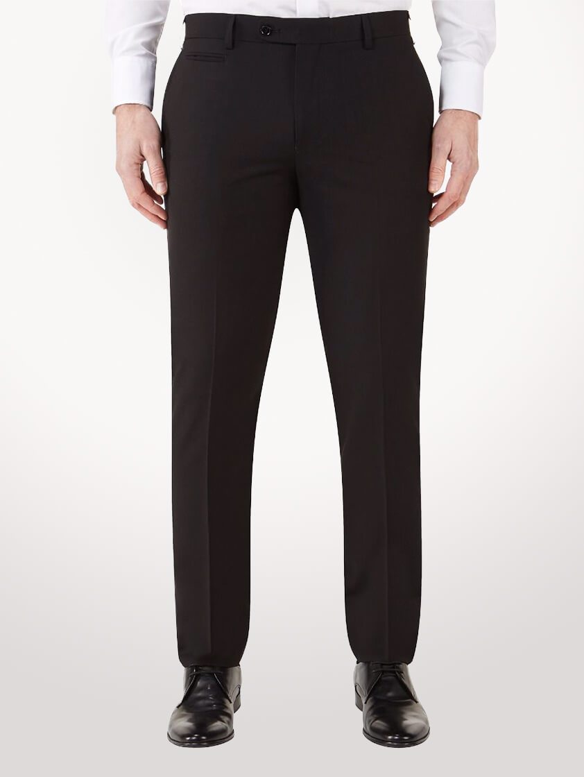 Black Madrid Tailored Trousers