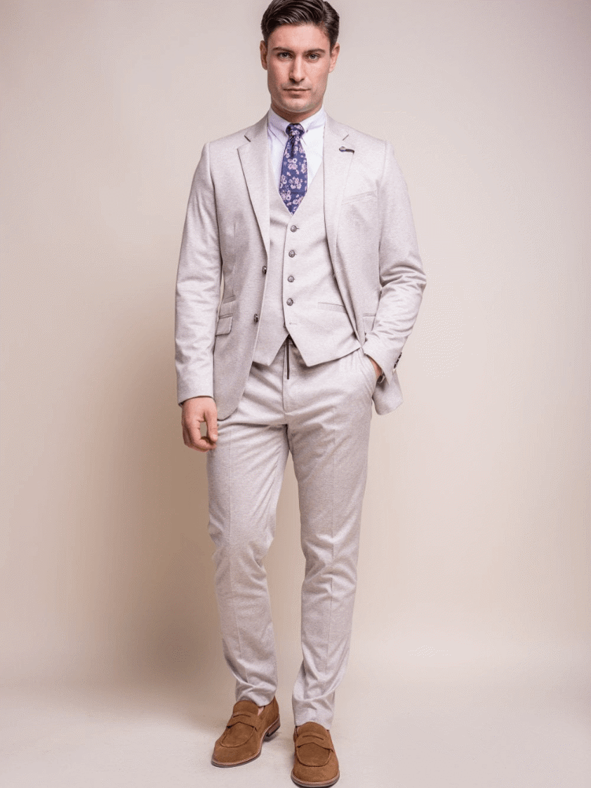 Ecru Valencia 3piece suit