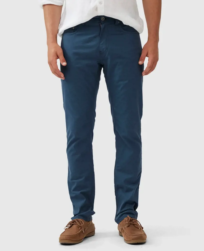 Navy Gunn Straight Leg Jeans